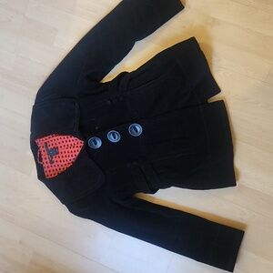 Marc Jacobs Black Jacket with Red Lining